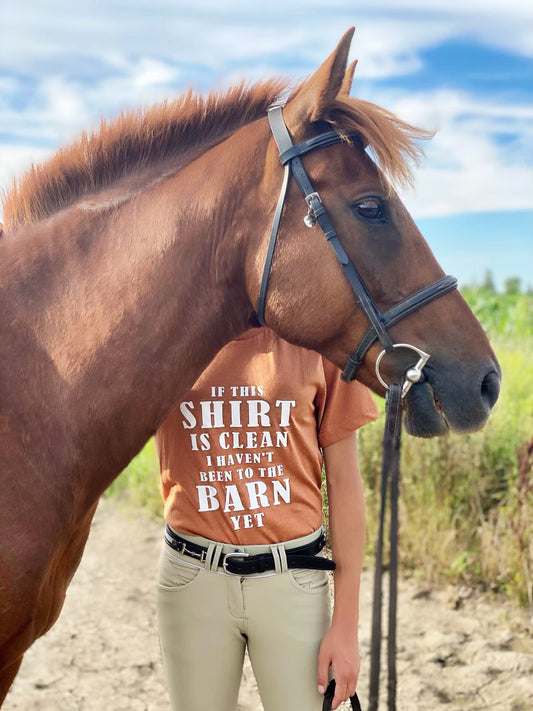 "If This Shirt Is Clean I Haven't Been To The Barn Yet" Tshirt