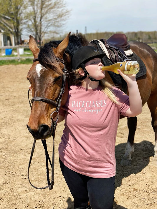 "Hack Classes and Champagne" Tshirt