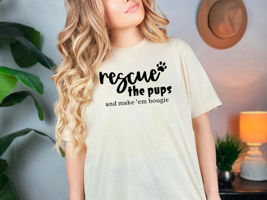 "Rescue The Pups" Tshirt