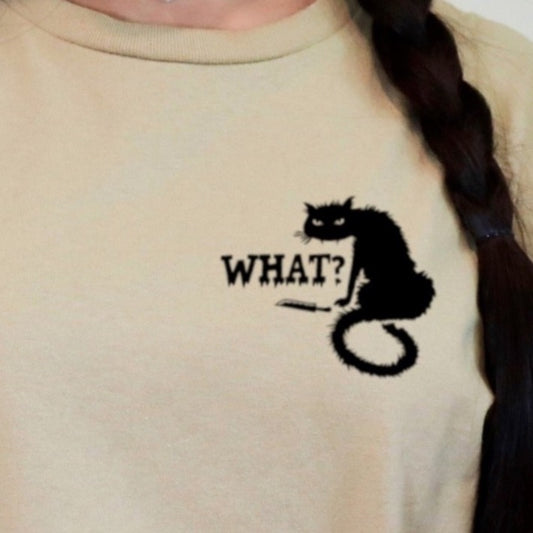 "Innocent Halloween Cat" Tshirt