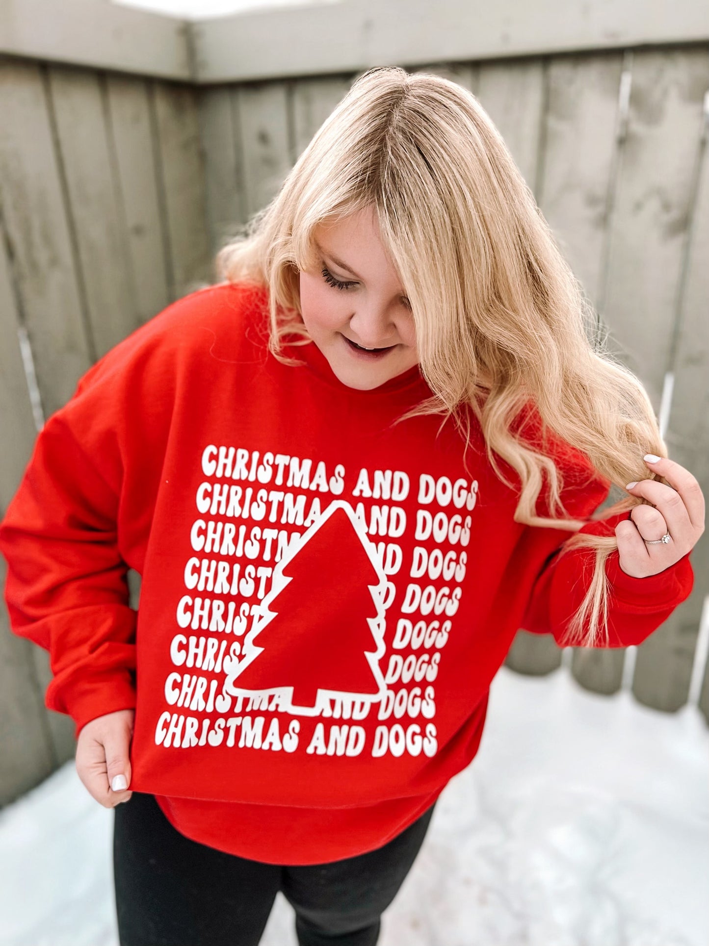 "Christmas and Dogs" Crewneck