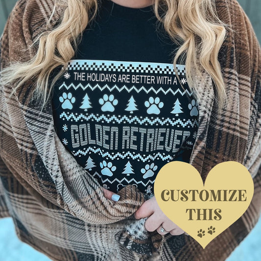 "Your Breed Ugly Christmas Sweater" Crewneck