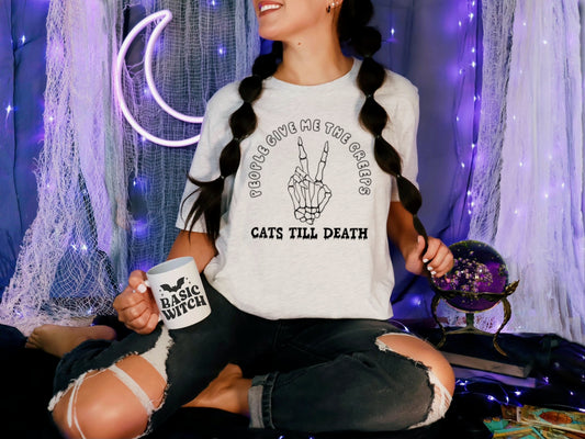 "Cats Till Death" Tshirt